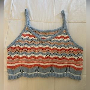 Colourful crop top from SHEIN,  size M or 6